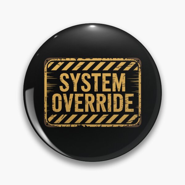 Item preview, System Override Alert designed and sold by SignumShop.