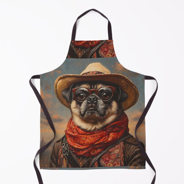 Item preview, Bandito Pug - Cute Mexican Bandit Pug - Stylish Animal Art designed and sold by Chrisjeffries24.
