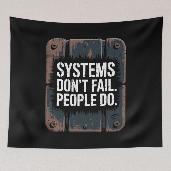 Item preview, Systems Don’t Fail designed and sold by SignumShop.