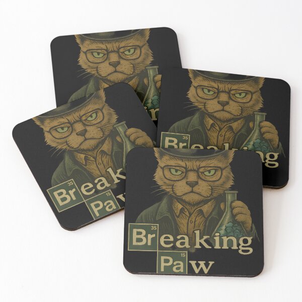 Item preview, Breaking Paw | Heisenpurr Cat T-Shirt for Fans of Breaking Bad designed and sold by bvnf.