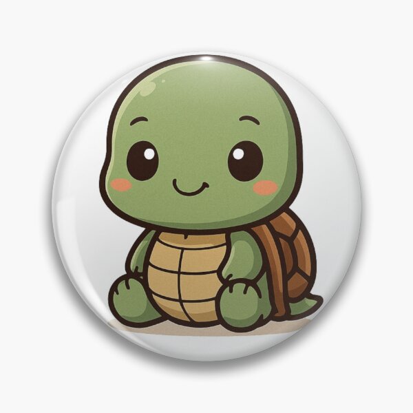 Item preview, Cute Chibi Turtle – Kawaii Cartoon Animal Illustration designed and sold by Mister-Turtle.