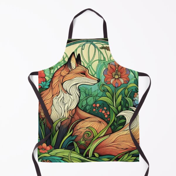Item preview,  Art Nouveau fox designed and sold by ArtNouveauLou.