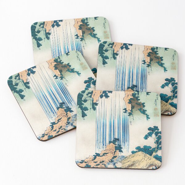 Item preview, Yoro Waterfall in Mino Province by Katsushika Hokusai designed and sold by EmeraldeaArt.