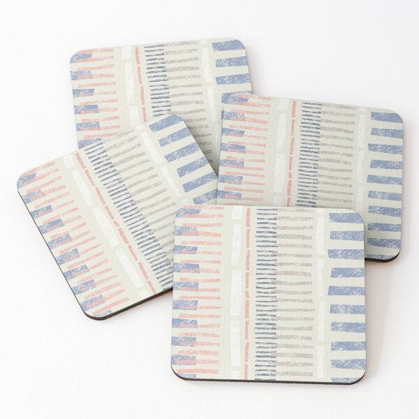 Item preview, Sophisticated imperfect stripes block print look  designed and sold by Designsbyluzia.