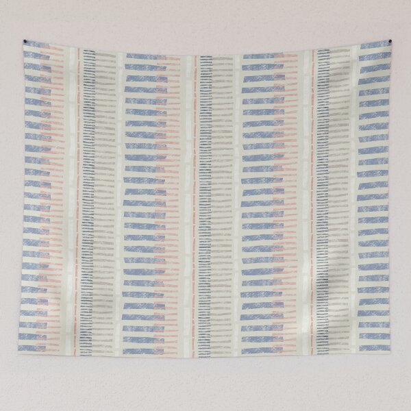 Item preview, Sophisticated imperfect stripes block print look  designed and sold by Designsbyluzia.