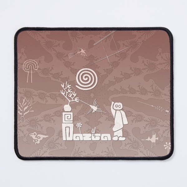 Item preview, Nazca Lines - Collected on A Mocha Fractal Backdrop designed and sold by kernowerno.