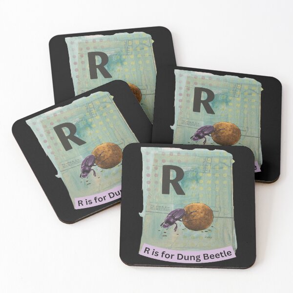 Item preview, Alphabet Flashcard - R is for Dung Beetle designed and sold by David Irvine.