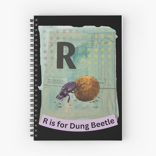 Item preview, Alphabet Flashcard - R is for Dung Beetle designed and sold by David Irvine.