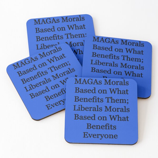 Item preview, MAGA morals vs Liberal Morals designed and sold by FerrariKing.
