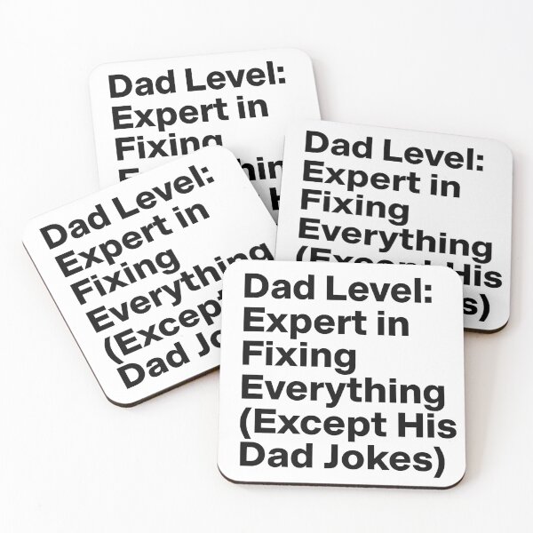 Item preview, Dad Level: Expert in Fixing Everything (Except His Dad Jokes) | Funny Father’s Day T-Shirt | Bold Minimalist Text Design 2025 designed and sold by AnnDesignStudio.