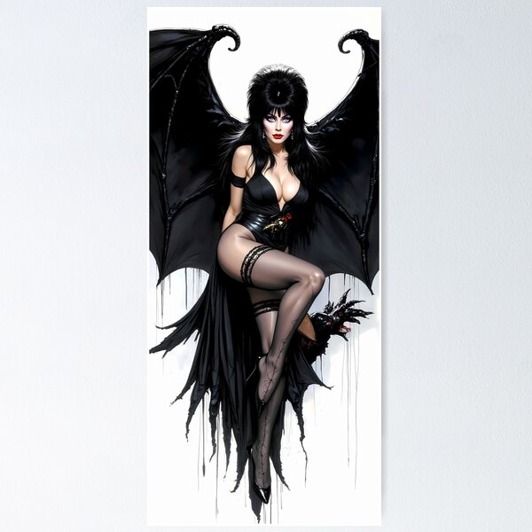 Item preview, Winged Elvira designed and sold by Digital Dream Art.