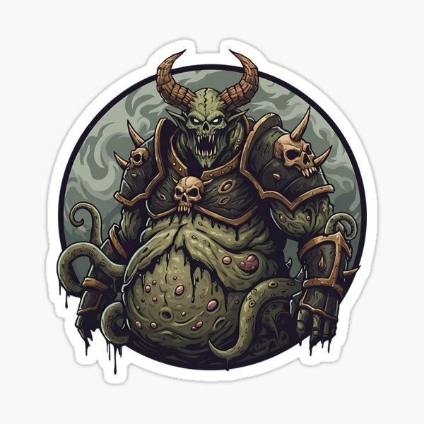 Item preview, Nurgle Chaos Warrior 3 Essential  designed and sold by GeniusPrint.