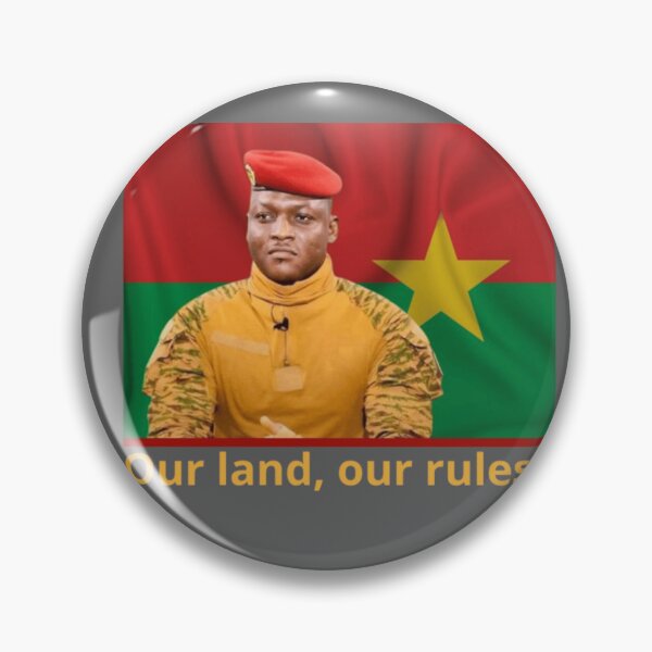 Item preview, Ibrahim Traoré – A Symbol of Courage and Change designed and sold by Fav-Design.