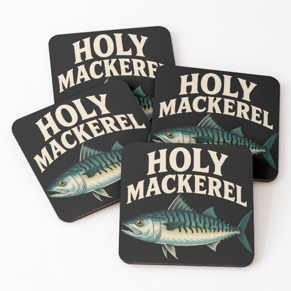 Item preview, Holy Mackerel T-Shirt – Cool Vector Fish Art | No Background, High-Quality Designer Style designed and sold by WAUZ.