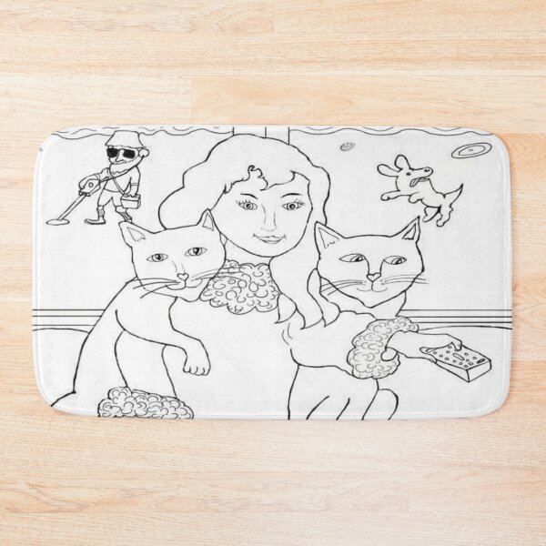 Item preview, The Cats And The Remote designed and sold by pinkyjainpan.