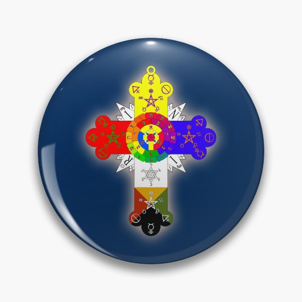 Item preview, Rosicrucian Rosy Cross Lamen designed and sold by kernowerno.