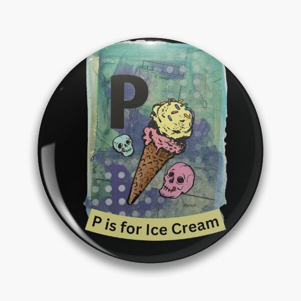 Item preview, Alphabet Flashcard - P is for Ice Cream designed and sold by David Irvine.