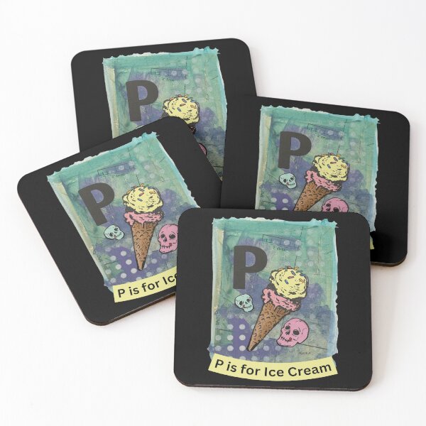 Item preview, Alphabet Flashcard - P is for Ice Cream designed and sold by David Irvine.