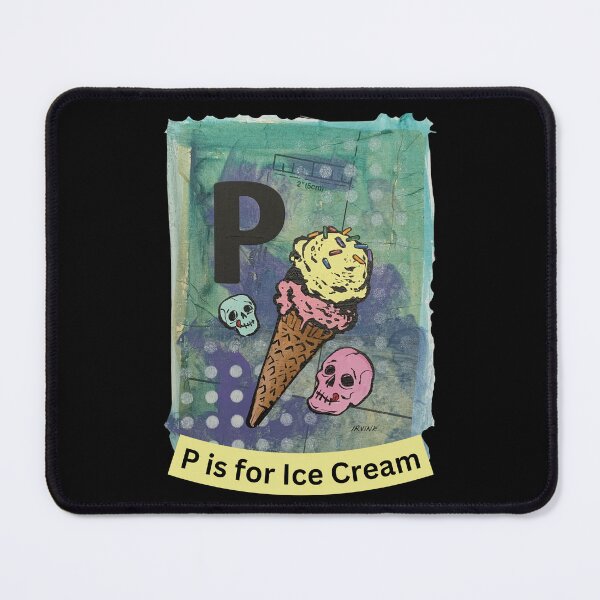 Item preview, Alphabet Flashcard - P is for Ice Cream designed and sold by David Irvine.
