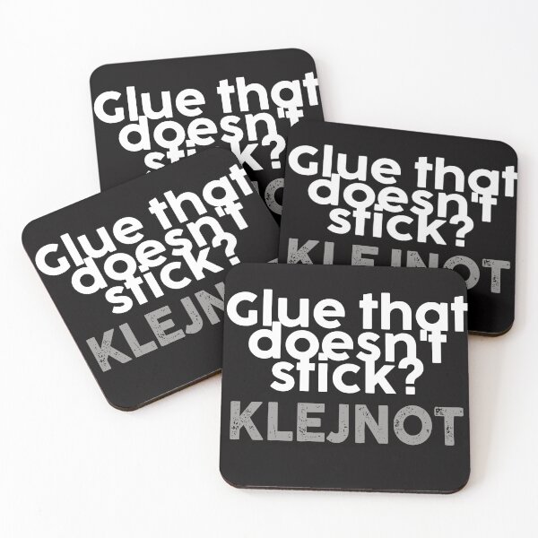 Item preview, Copy of A simple text inscription Glue that doesn't stick? KLEJNOT designed and sold by timedesignkardi.