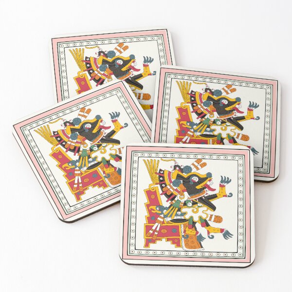 Item preview, Xolotl - Framed Transparent Aztec God of Fire & Lightning designed and sold by kernowerno.