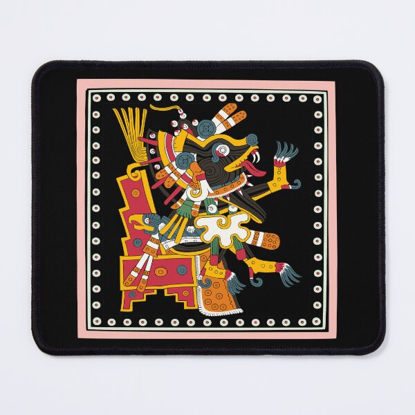 Item preview, Xolotl - Framed Transparent Aztec God of Fire & Lightning designed and sold by kernowerno.