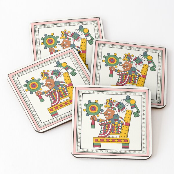Item preview, Xochipilli- Framed Transparent Aztec God of the Arts designed and sold by kernowerno.