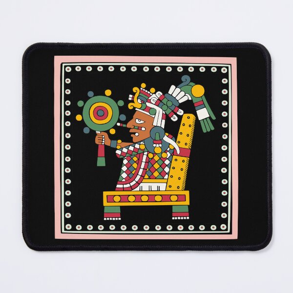 Item preview, Xochipilli- Framed Transparent Aztec God of the Arts designed and sold by kernowerno.