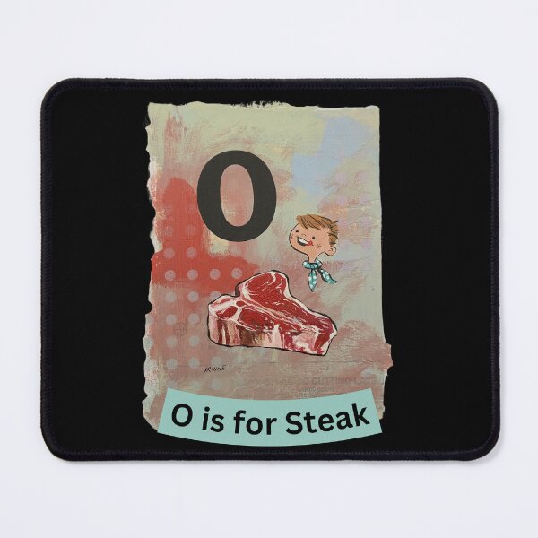 Item preview, Alphabet Flashcard - O is for Steak designed and sold by David Irvine.