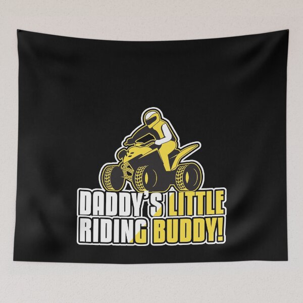 Item preview, Daddy's Little Riding Buddy Funny Off Roading 4 Wheeler Wheeling designed and sold by spitzys.