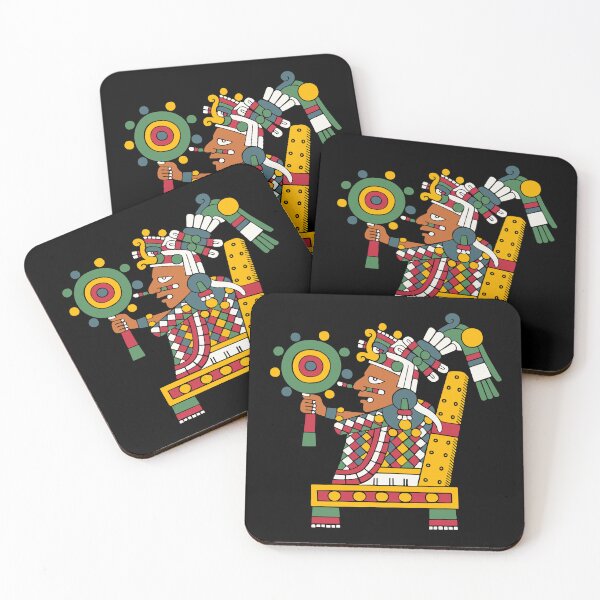 Item preview, Xochipilli - Aztec God of Art - Transparent Borgia Style designed and sold by kernowerno.