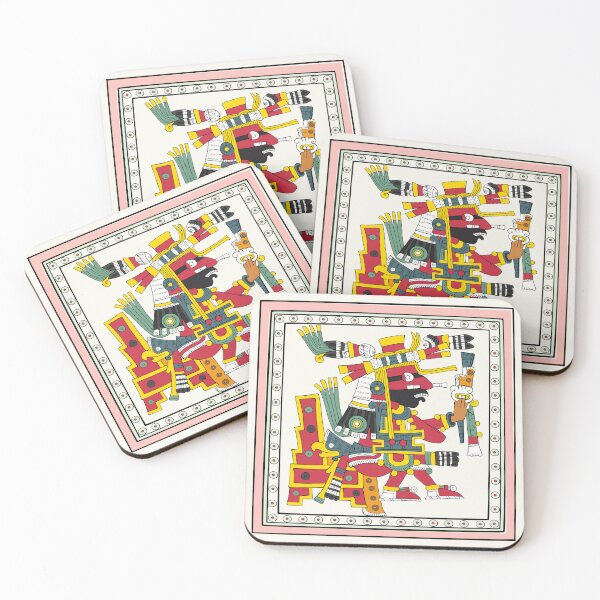 Item preview, Xiuhtecuhtli - Framed Transparent Aztec Father of the Gods designed and sold by kernowerno.