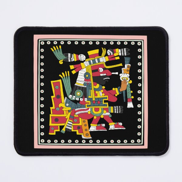 Item preview, Xiuhtecuhtli - Framed Transparent Aztec Father of the Gods designed and sold by kernowerno.