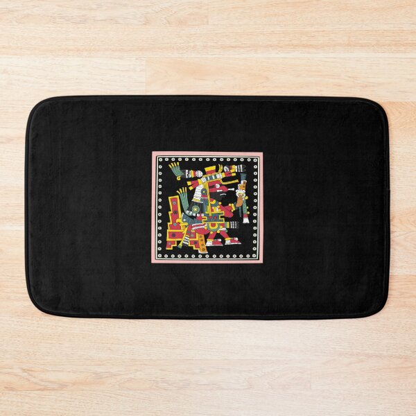 Item preview, Xiuhtecuhtli - Framed Transparent Aztec Father of the Gods designed and sold by kernowerno.