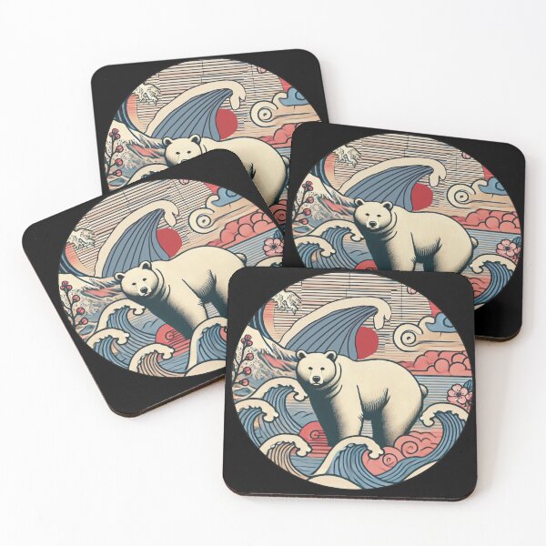 Item preview, Great Wave Bear designed and sold by Paxbear Tees.