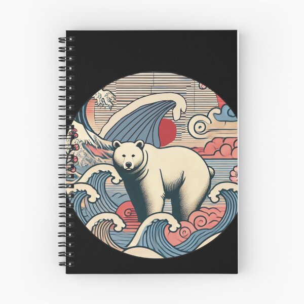 Item preview, Great Wave Bear designed and sold by Paxbear Tees.