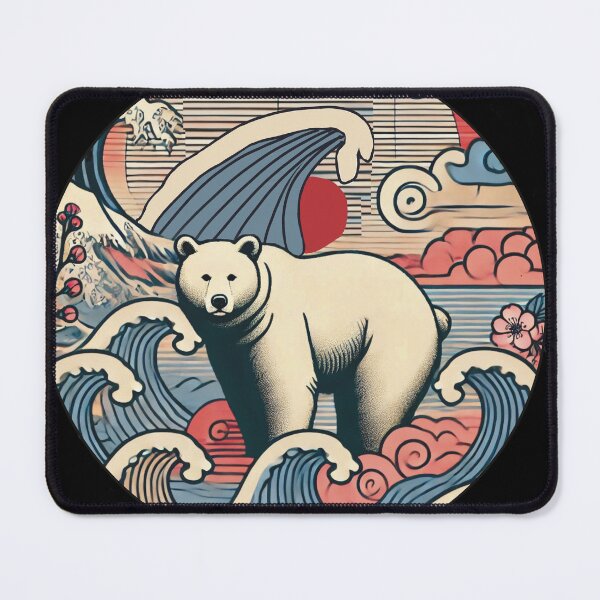 Item preview, Great Wave Bear designed and sold by Paxbear Tees.