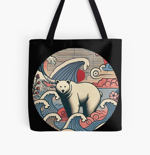Item preview, Great Wave Bear designed and sold by Paxbear Tees.