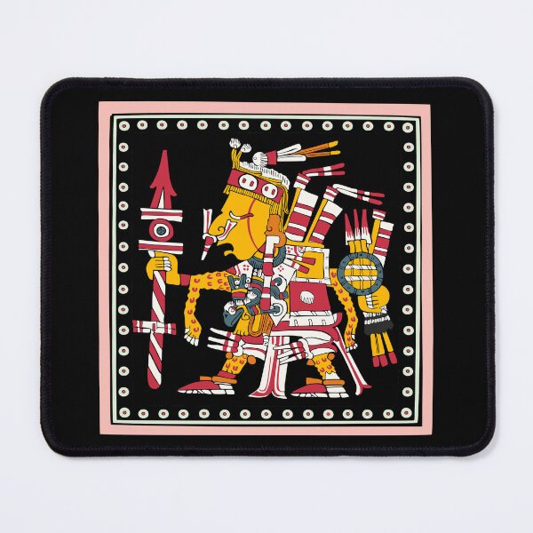 Item preview, Xipetotec - Framed Transparent Flayed Aztec God of Force designed and sold by kernowerno.