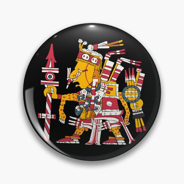 Item preview, Xipetotec - Flayed Aztec God of Force - Borgia Codex Transparent designed and sold by kernowerno.