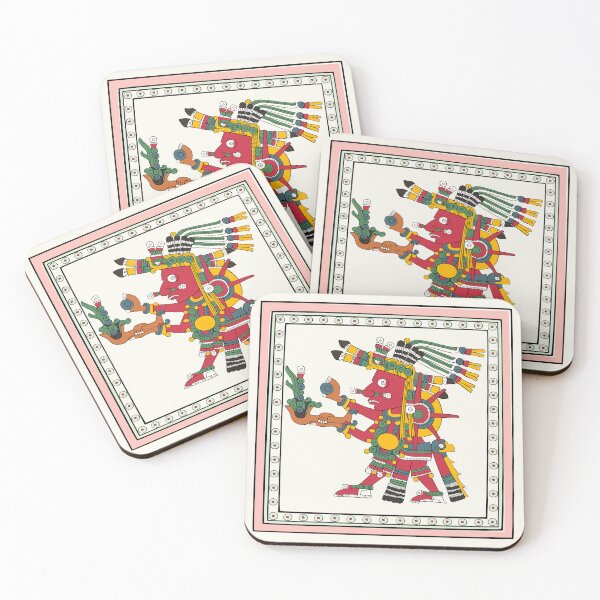 Item preview, Tonatiuh - Framed Transparent Aztec Warrior God of the Sun designed and sold by kernowerno.