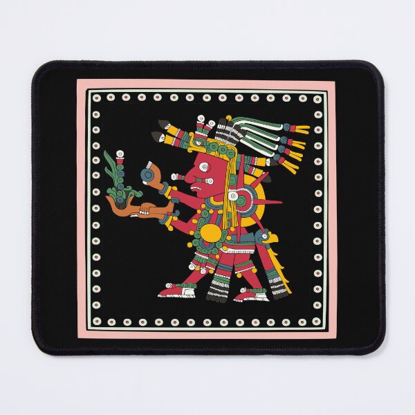 Item preview, Tonatiuh - Framed Transparent Aztec Warrior God of the Sun designed and sold by kernowerno.