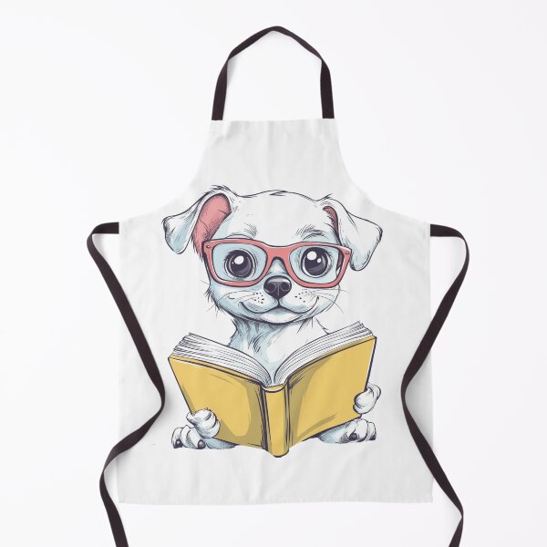 Item preview, Cute Smart Pup Reading designed and sold by MelaDizayn.