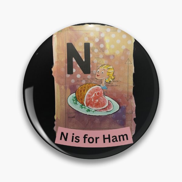 Item preview, Alphabet Flashcard - N is for Ham designed and sold by David Irvine.