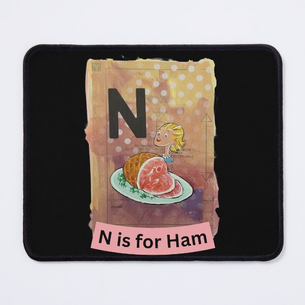 Item preview, Alphabet Flashcard - N is for Ham designed and sold by David Irvine.