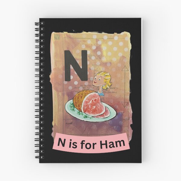Item preview, Alphabet Flashcard - N is for Ham designed and sold by David Irvine.