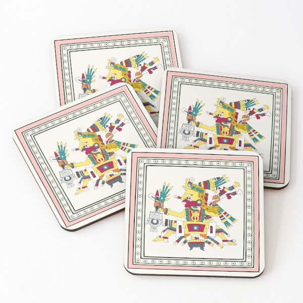 Item preview, Ometeotl - Framed Aztec Dual God designed and sold by kernowerno.