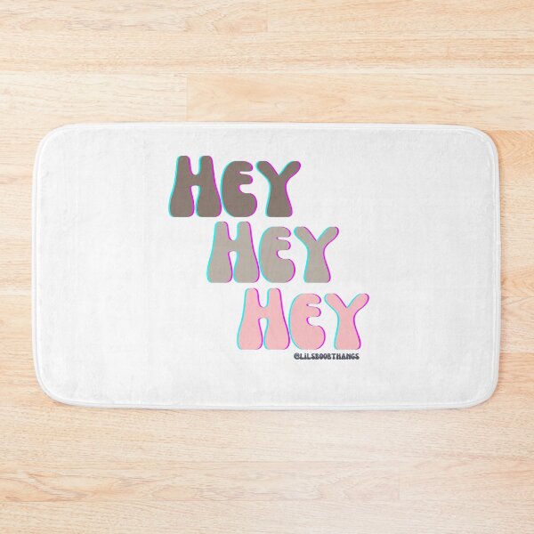 Item preview, HEY HEY HEY, v10a, light pink, brown | @lilsboobthangs designed and sold by lilsboobthangs.