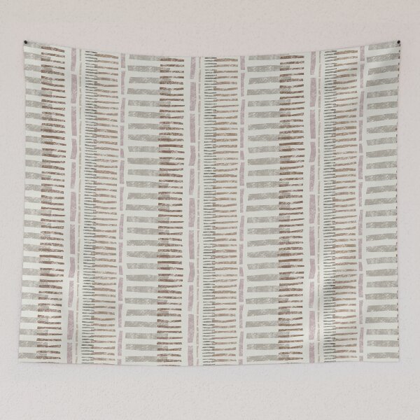 Item preview, Sophisticated imperfect stripes block print look  designed and sold by Designsbyluzia.