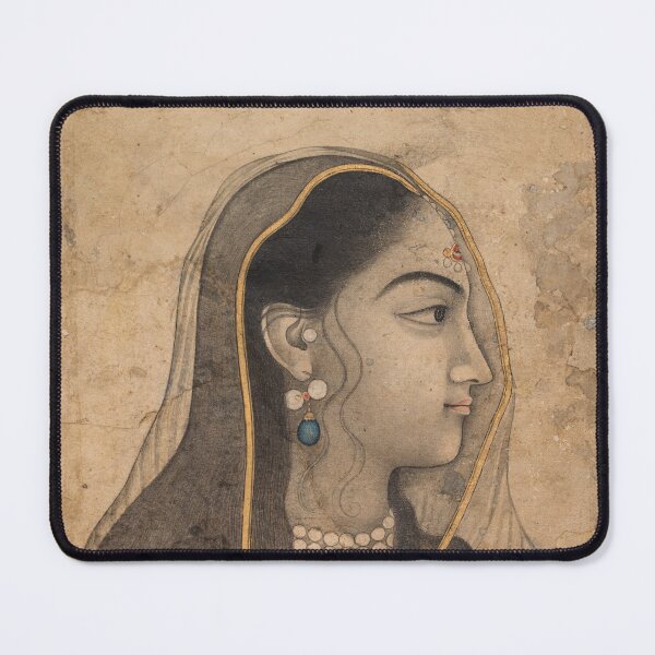 Item preview, Head of a Beauty, c. 1750. India, Mughal school, 18th century designed and sold by Vintage Designs +.